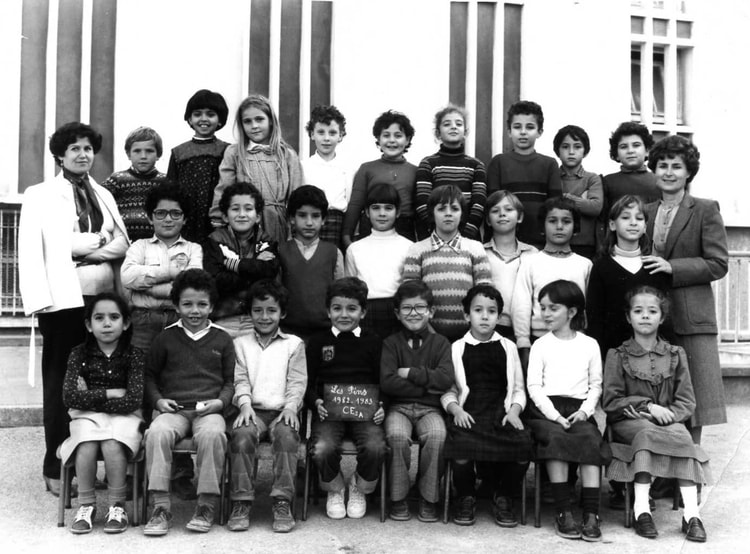 1972 - CE2a 72-73 - Ecole des pins
