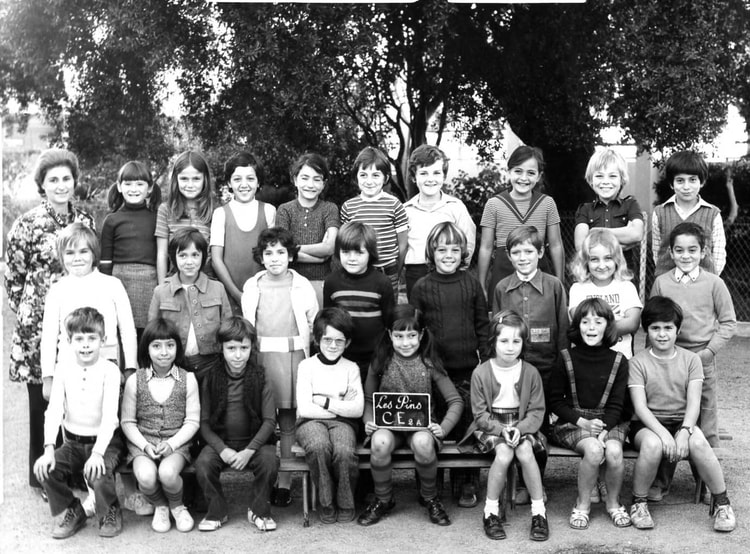 1973 - CE2 a - Ecole des pins