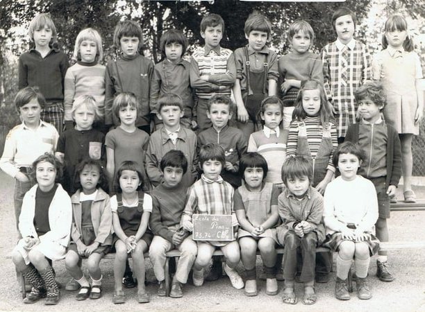 1973 - CE1B - Ecole des pins