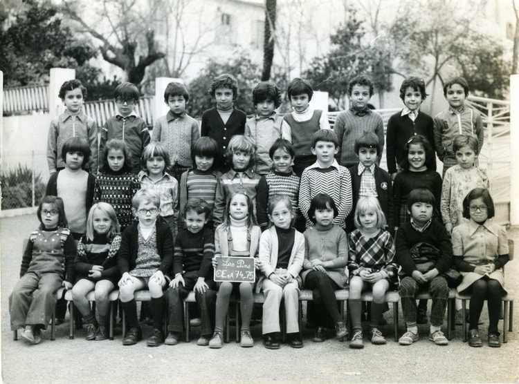 1974 - CE1 a - Ecole des pins