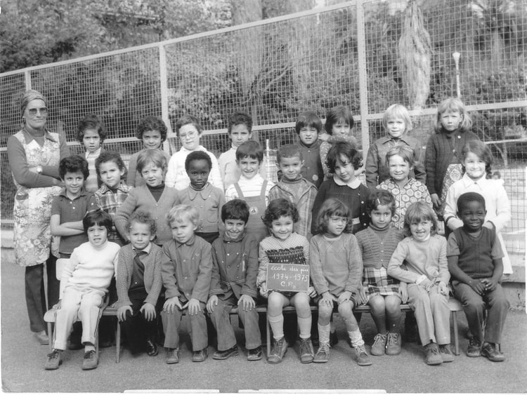 1974 - CP d - Ecole des pins