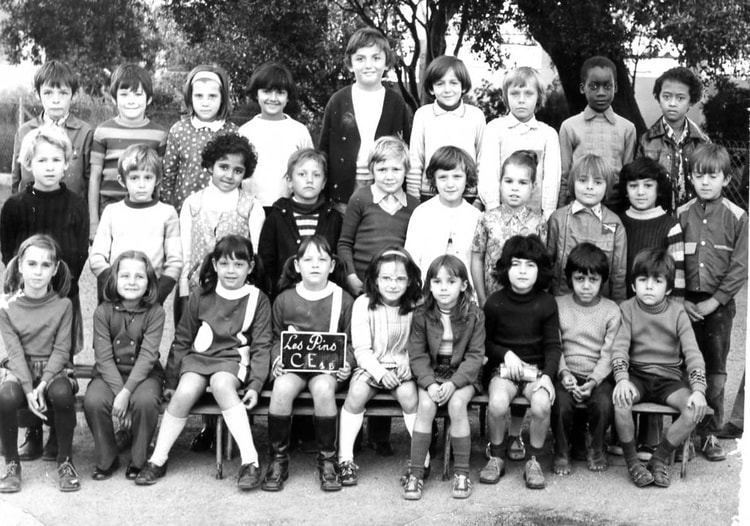 1974 - CE 1 - Ecole des pins