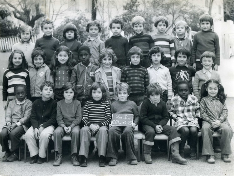 1975 - CE1b 74-75 - Ecole des pins