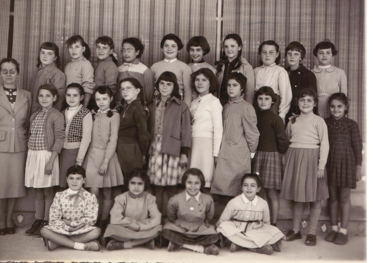 1956 - Classe de Mme MATTEI - CM2 - Ecole de diar es saada