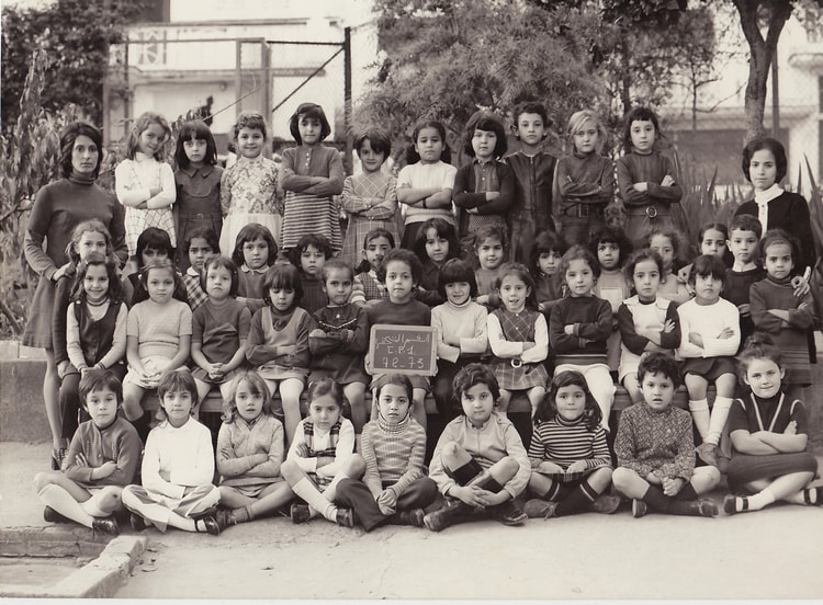 1972 - Classe 1ère primaire - Institution ste elisabeth