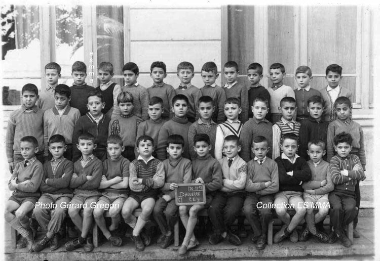 1957 - CE2 rue Daguerre - Rue daguerre