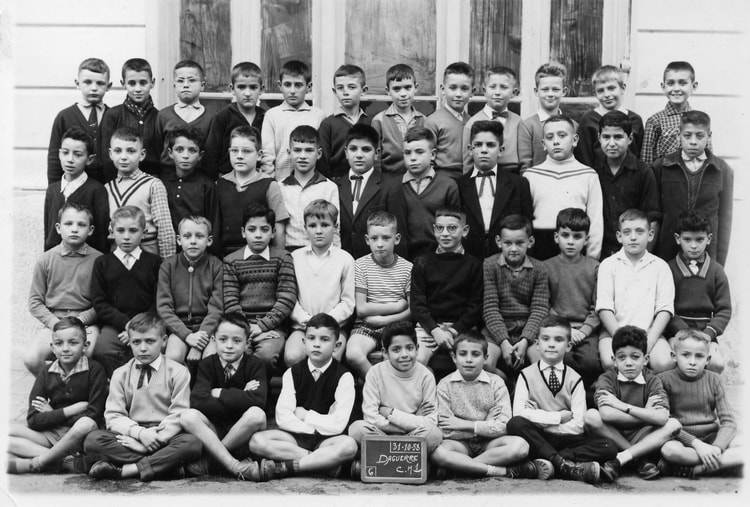 1958 - CM1 rue Daguerre - Rue daguerre