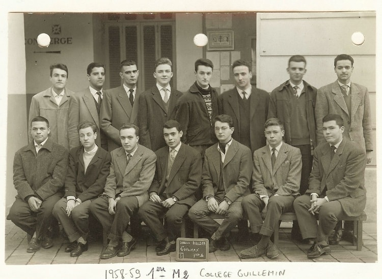 1958 - Première M2 - College guillemin