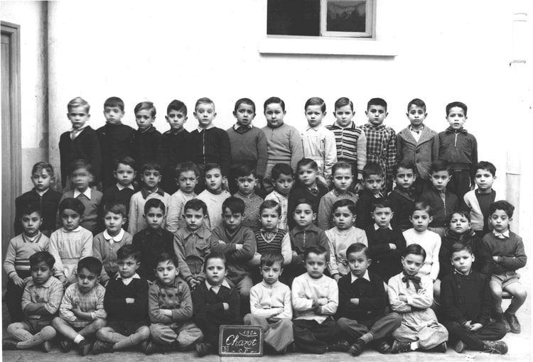 1954 - CHAZOT CP 1953-54 - Ecole chazot garçons