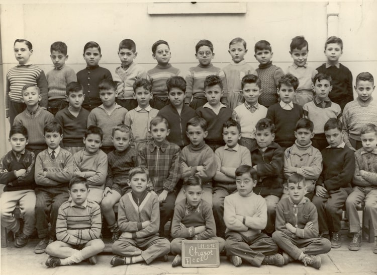1956 - CE2 Chazot 1956-57 - Ecole chazot garçons