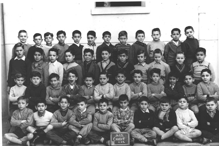 1956 - Chazot CE2 55-56 - Ecole chazot garçons