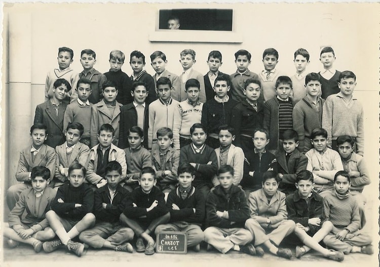 1956 - 6 eme - Ecole chazot garçons