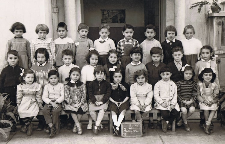 1957 - Maternelle 1956-1957 - Ecole chazot garçons
