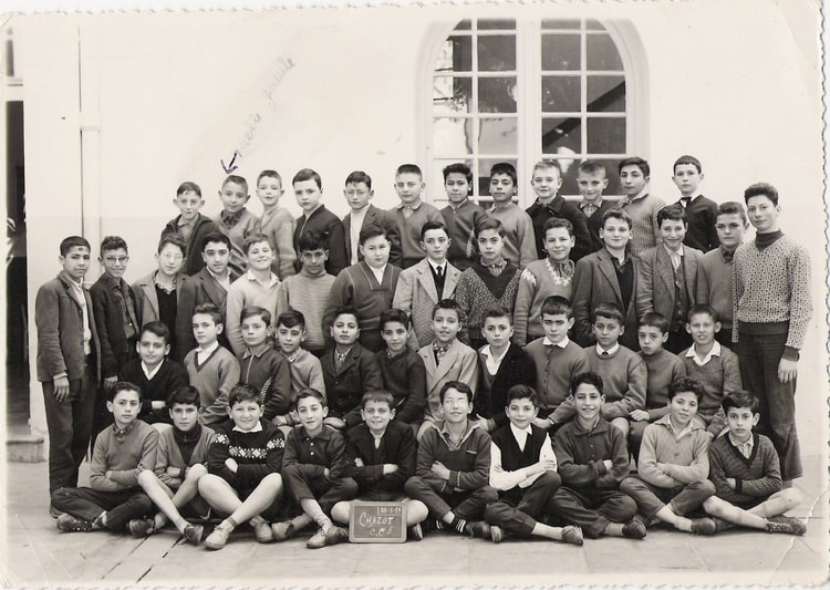 1959 - Classe  6éme 1959/1960 - Ecole chazot garçons