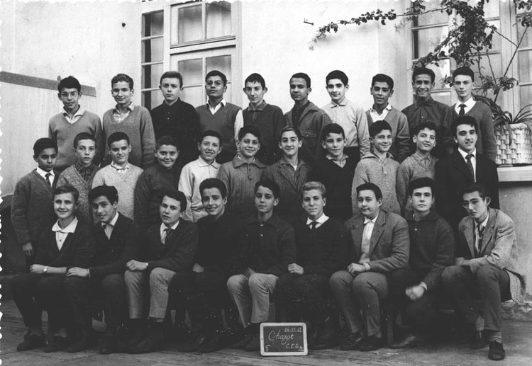 1961 - Chazot 4ème 61-62 - Ecole chazot garçons