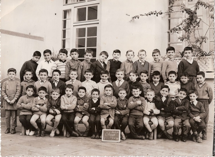 1961 - CE 1 Alger 1961 - 1962 - Ecole chazot garçons