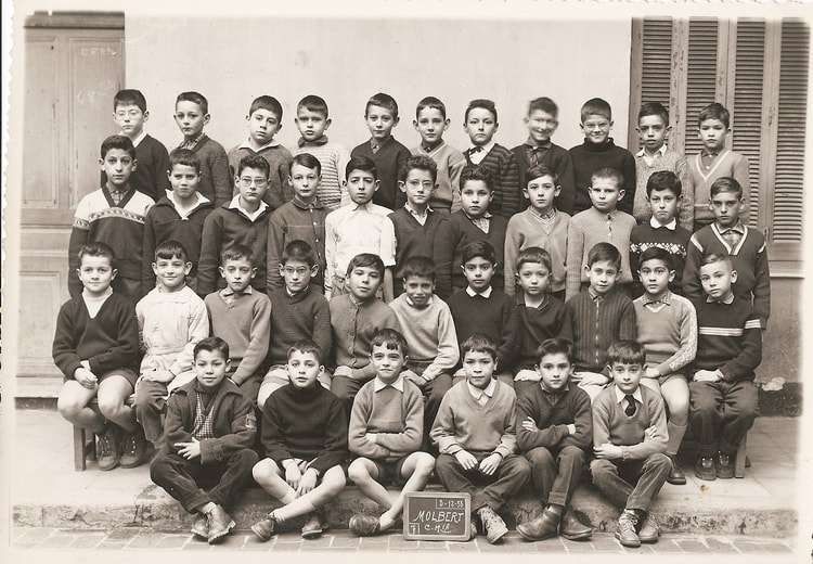 1958 - CM1 A - Ecole molbert