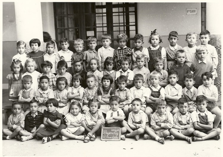 1952 - Enfantine 52/53 - Ecole dujonchay