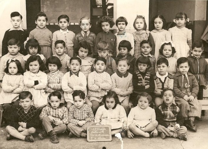 1952 - Maternelle 1ère année - Ecole rue de normandie