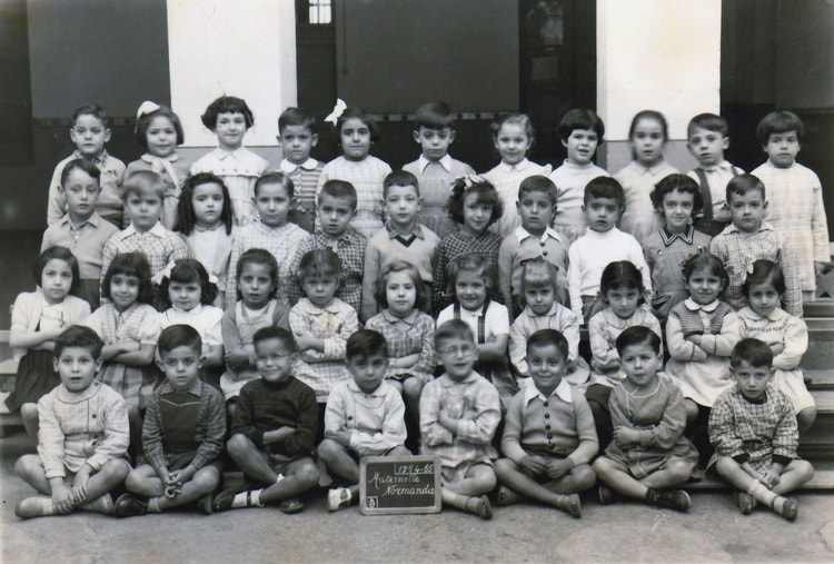 1954 - Maternelle 54/55 - Ecole rue de normandie