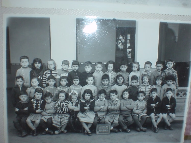 1956 - Grande section maternelleécole Normandie - Ecole rue de normandie
