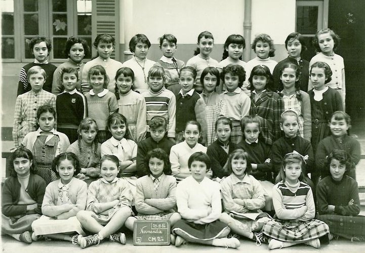 1956 - Ecole Normandie Alger  CM2 - Ecole rue de normandie
