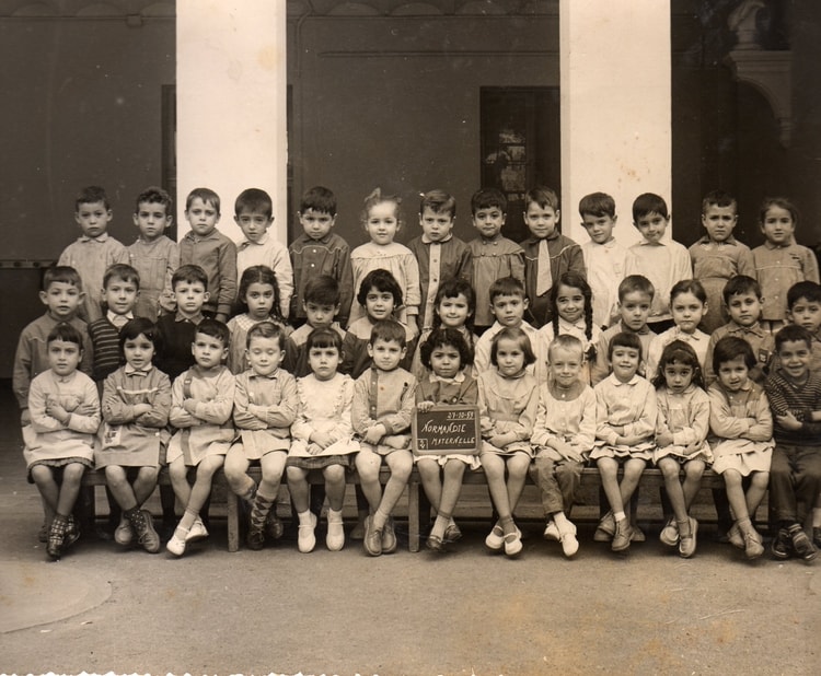 1959 - Cours Préparatoire 1ère année - Ecole rue de normandie