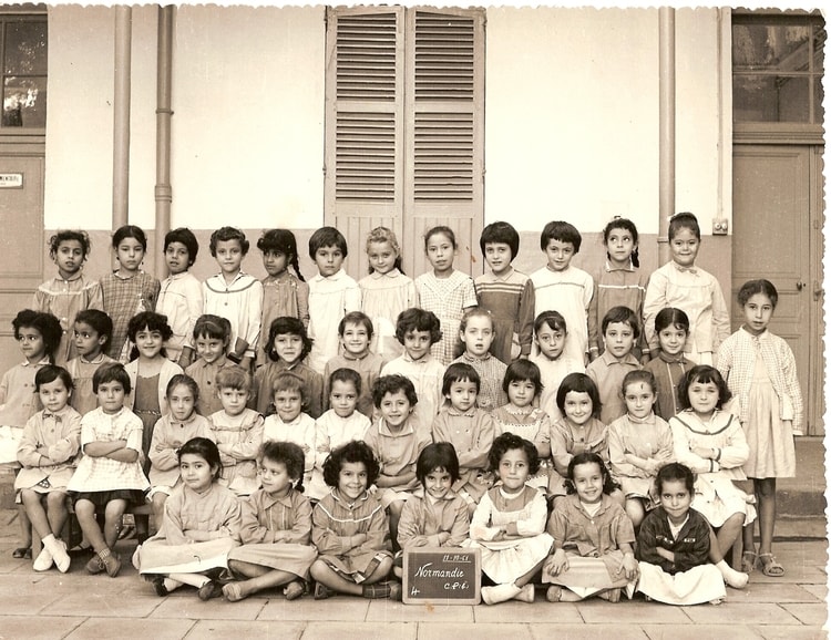 1961 - CP - Ecole rue de normandie