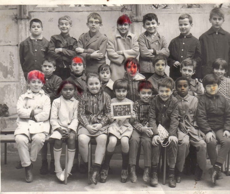 1968 - CE2 A - Ecole bobillot