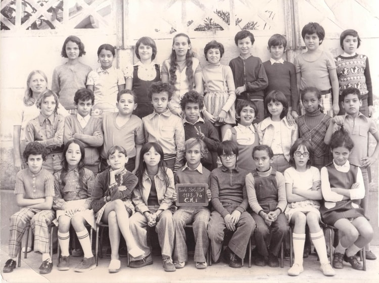 1973 - ALGER Ecole BOBILLOT 1973/74  CM2 - Ecole bobillot