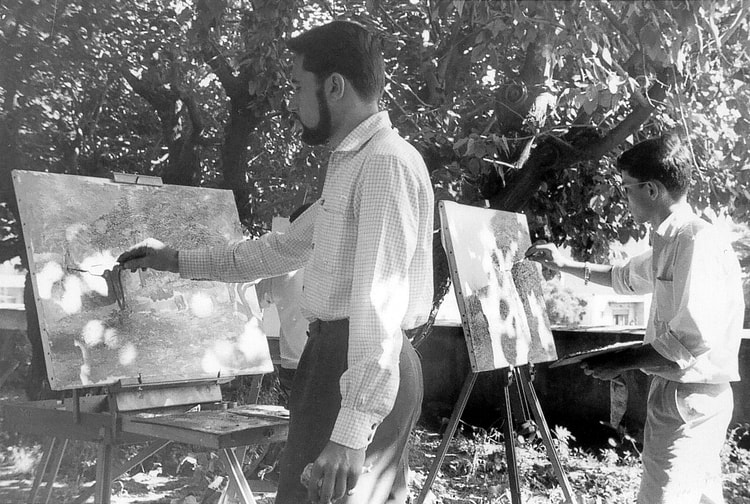 1961 - Peinture - école des beaux arts d'alger