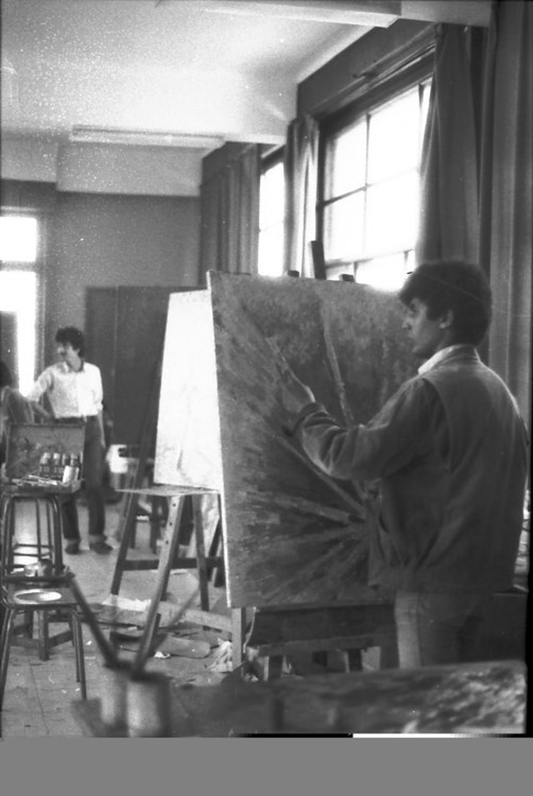 1980 - Peinture - école des beaux arts d'alger