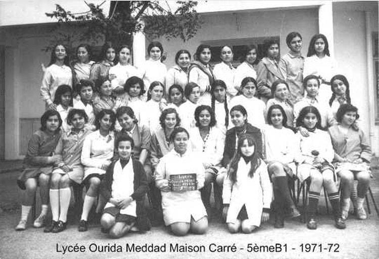 1971 - 5ème B1 - Lycee ourida meddad elharrach