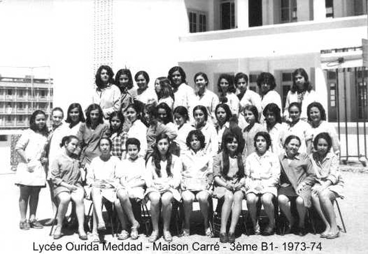 1973 - 3 ème B1  - Lycee ourida meddad elharrach