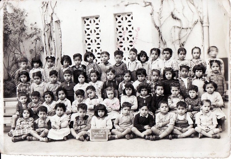 1952 - Classe maternelle - Ecole rampe valée