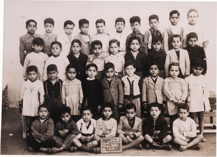 1953 - Cours préparatoire - Ecole rampe valée