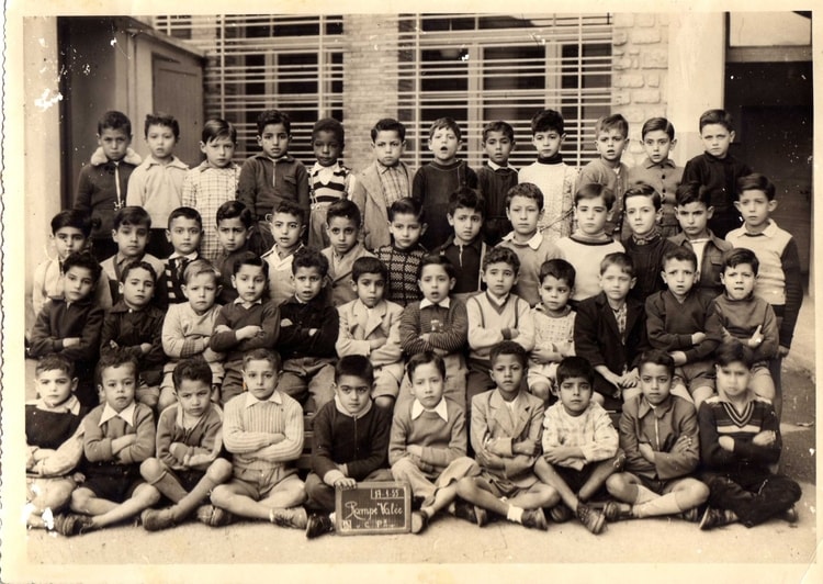 1955 - CP - Ecole rampe valée