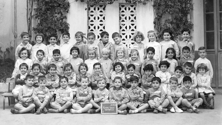 1960 - Classe maternelle 1960/1961 - Ecole rampe valée