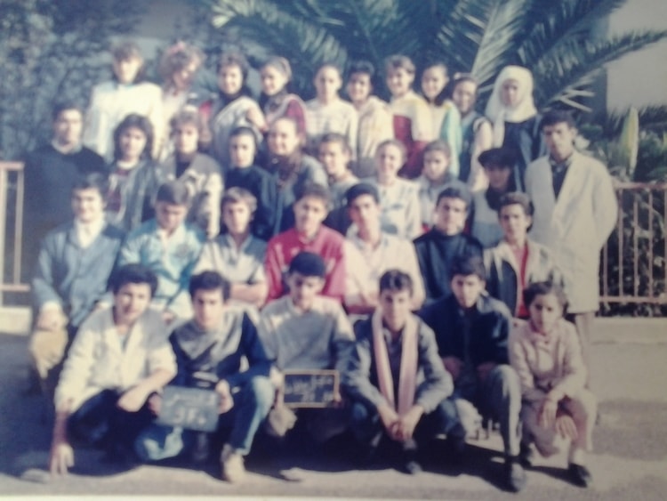 1987 - Photo de classe  - C.e.m chakib arslane