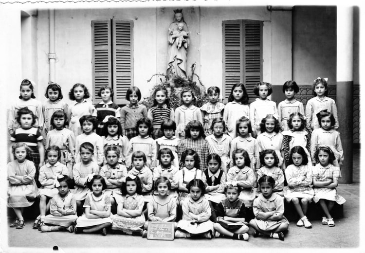 1952 - Classe de CP école St Vincent de Paul à Alger - Ecole saint vincent de paul