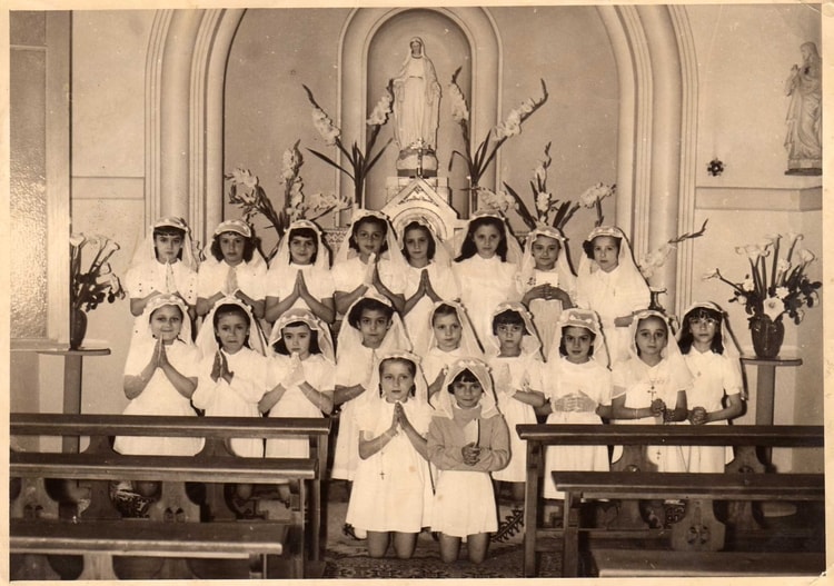 1953 - Communion privée - Ecole saint vincent de paul