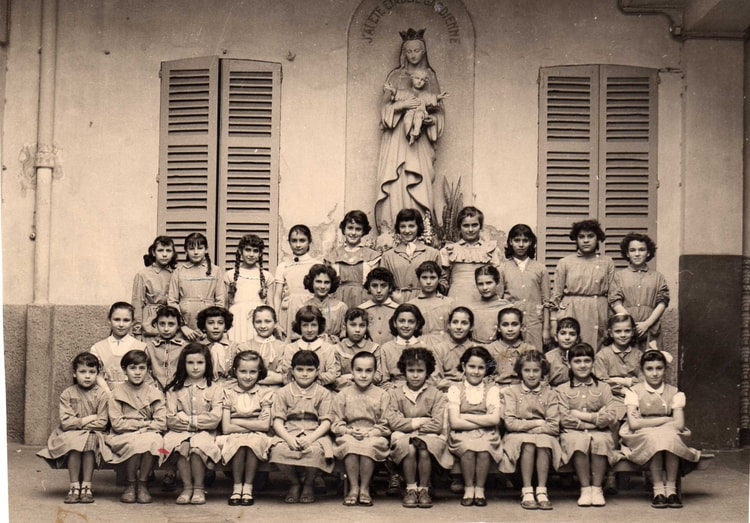 1956 - Classe de CM1 - Ecole saint vincent de paul
