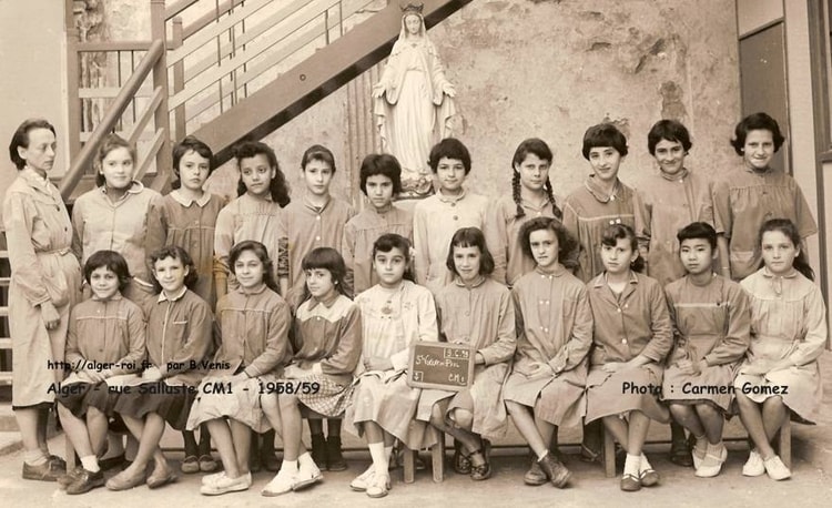 1958 - Cm1 - Ecole saint vincent de paul