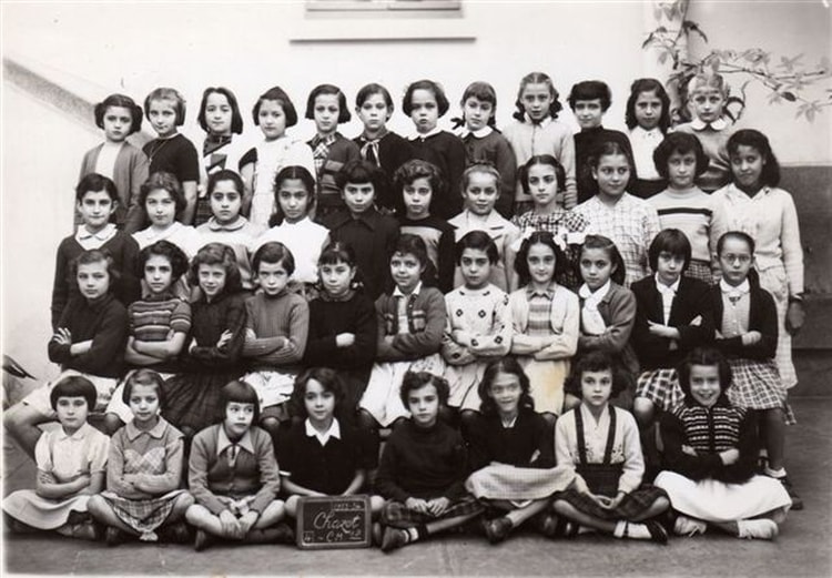 1953 - CM1 - école chazot filles