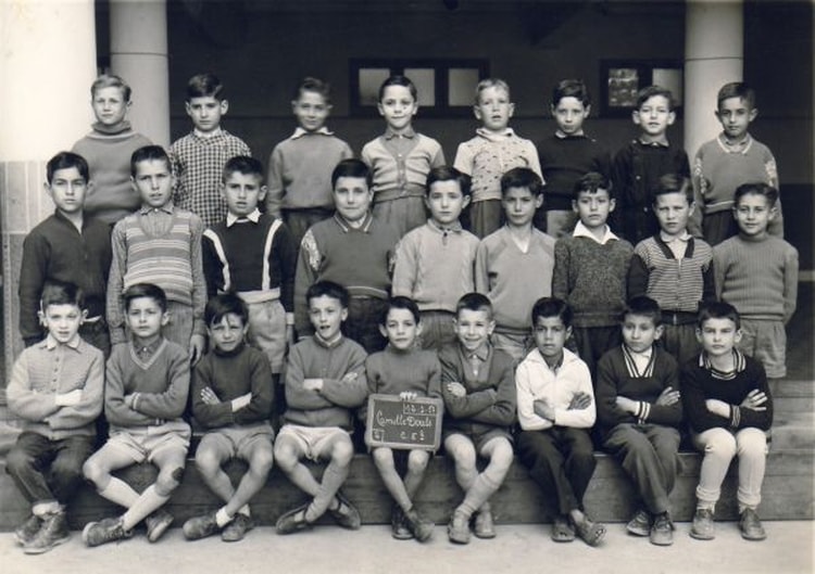 1956 - Classe CE2 1956-1957 - Ecole rue camille douls