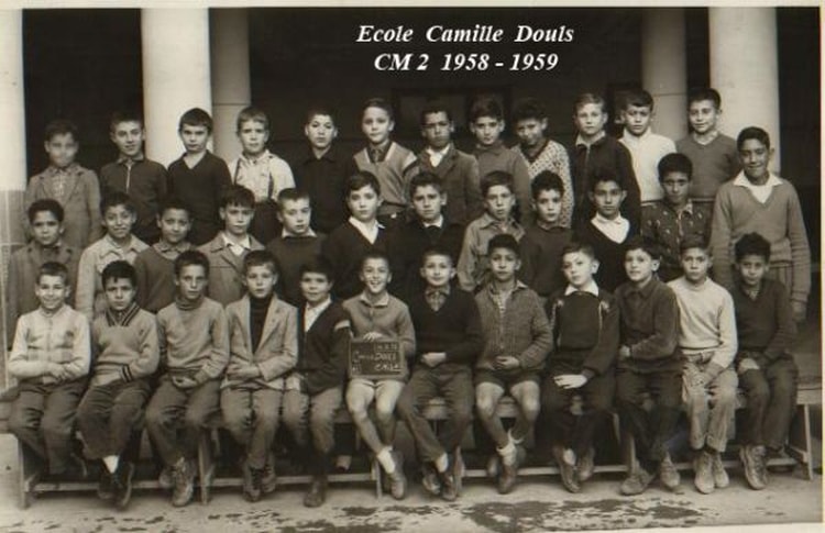 1958 - Classe CM2 1958-1959 - Ecole rue camille douls