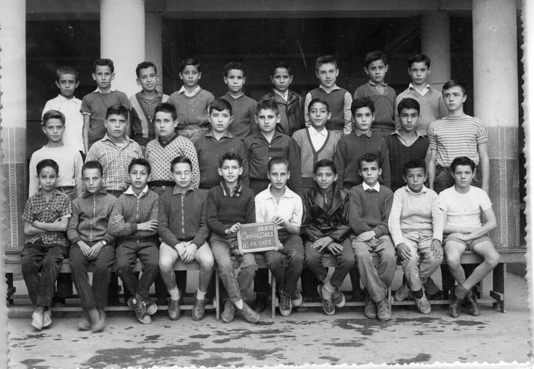 1959 - Cours supérieur cf1 - Ecole rue camille douls