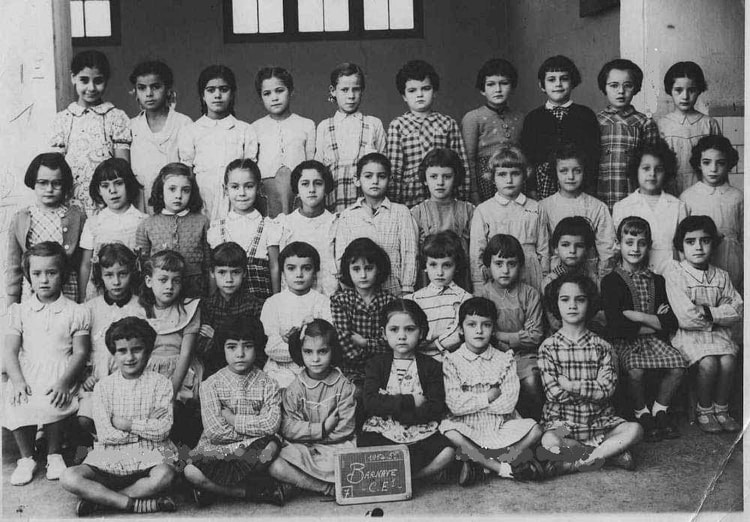 1954 - CE1 - Ecole primaire de filles rue barnave