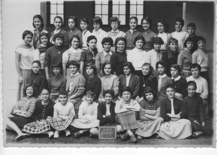 1955 - CC 5 barnave 1955 - Ecole primaire de filles rue barnave