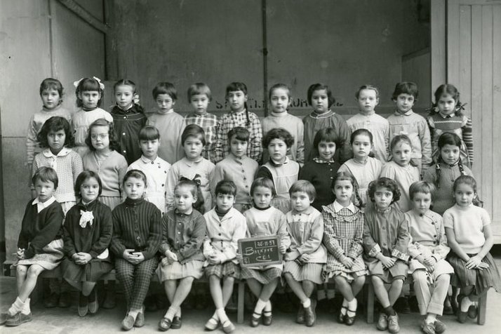 1957 - CE1 - Ecole primaire de filles rue barnave